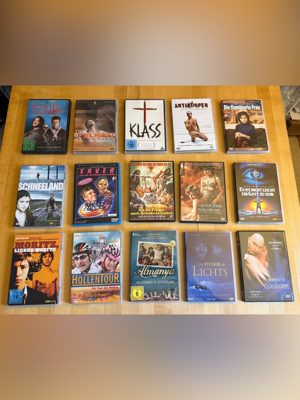 📀 🎬🇩🇪Lot of 15 German Movies Region 2 DVDs Comedy Drama Horror *Estate Sale*